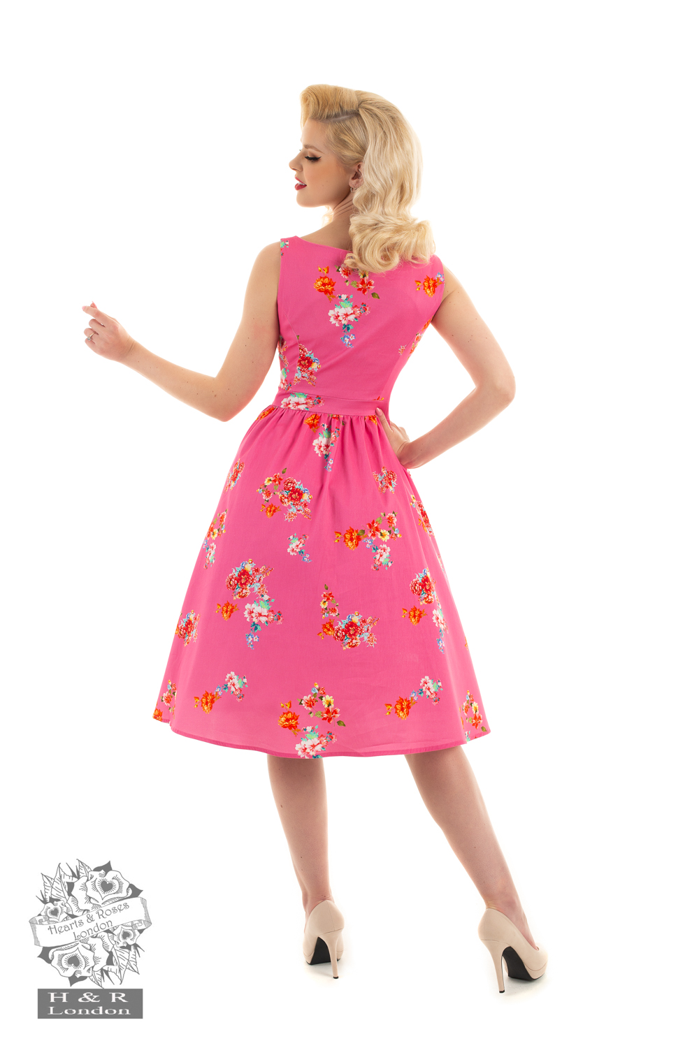 Polly Floral Swing Dress